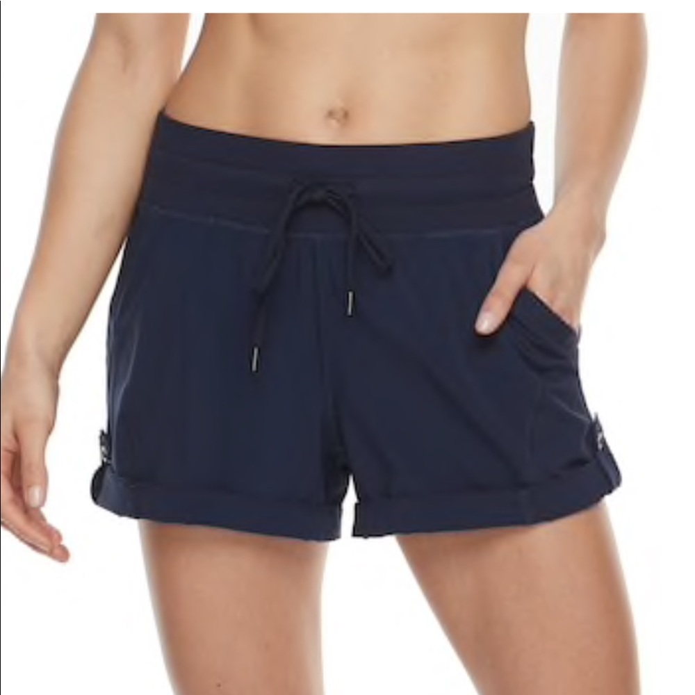 Tek Gear Shorts - Large - Pockets - Navy